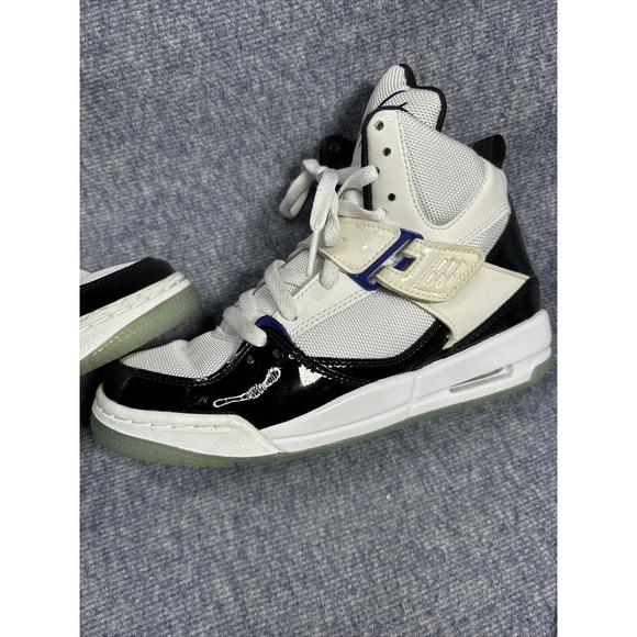 Nike Air Jordan Flight 45 High Concord White, Black Blue Basketball Boys Size 5Y - Picture 3 of 11